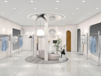 侘寂服装店3D模型下载